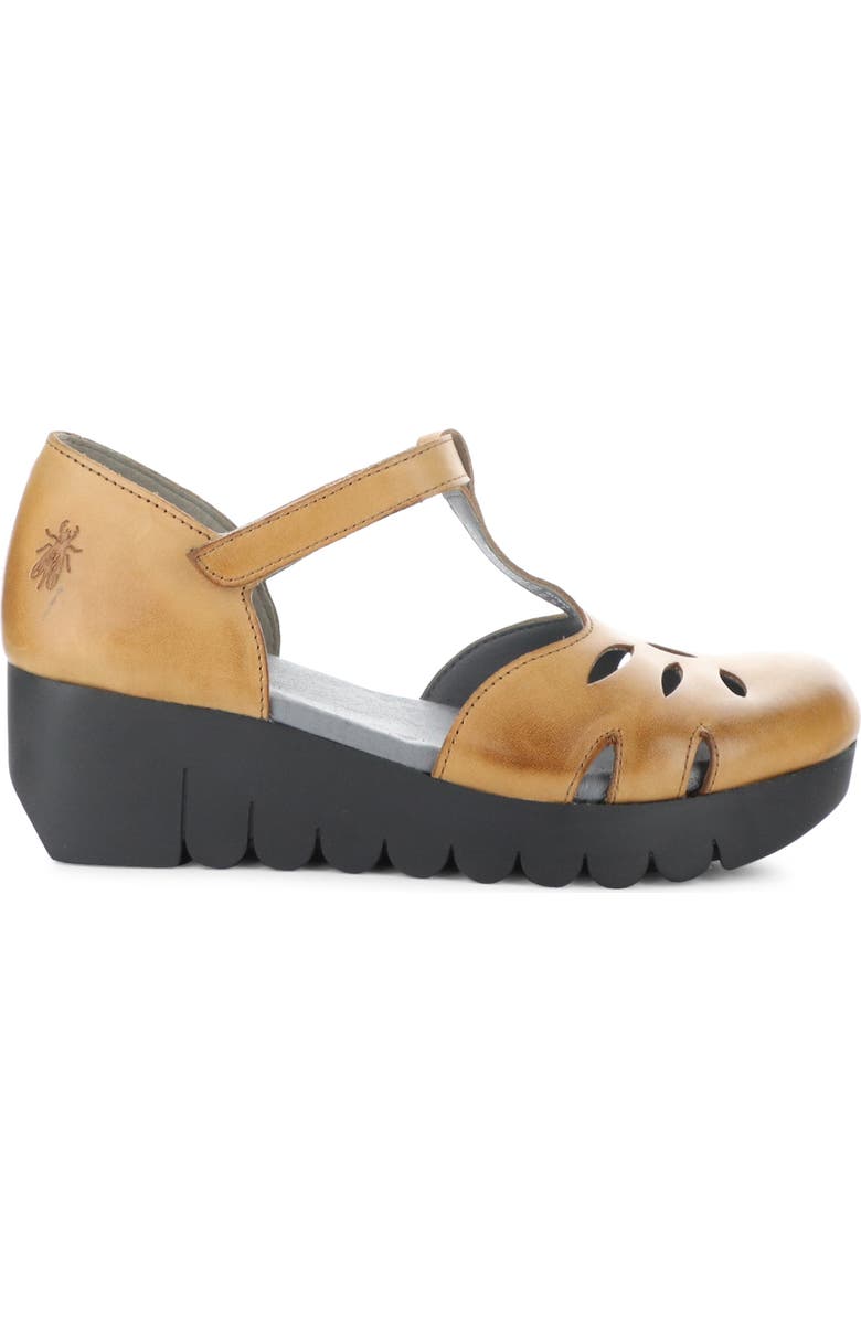 Fly London Velt Platform Wedge Fisherman Sandal, Alternate, color, 003 Taupe Burn