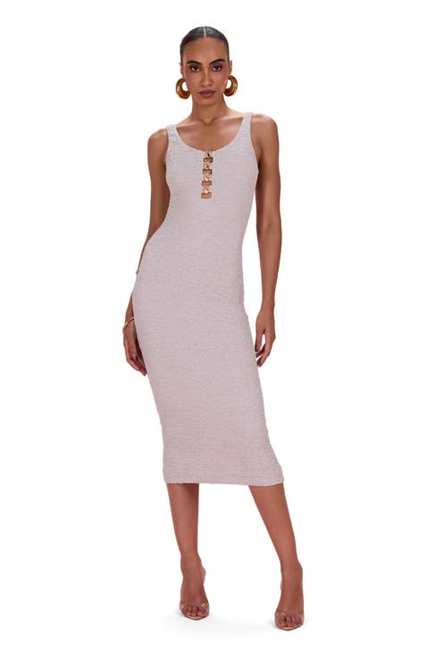 Silversand Knit Midi Dress