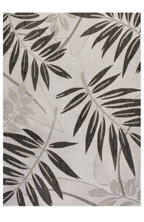 Havana Tropical Palm Leaf Indoor/Outdoor Area Rug