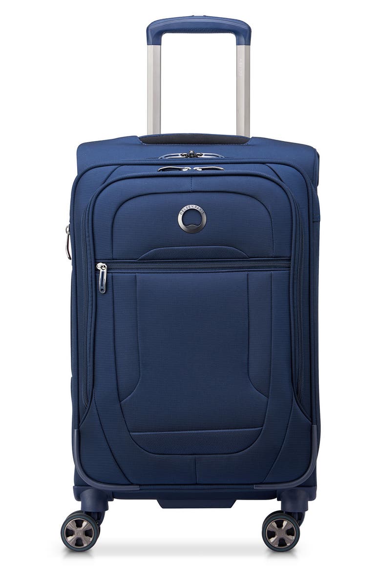 Helium DLX Expandable Spinner Carry-On, Main, color, NAVY