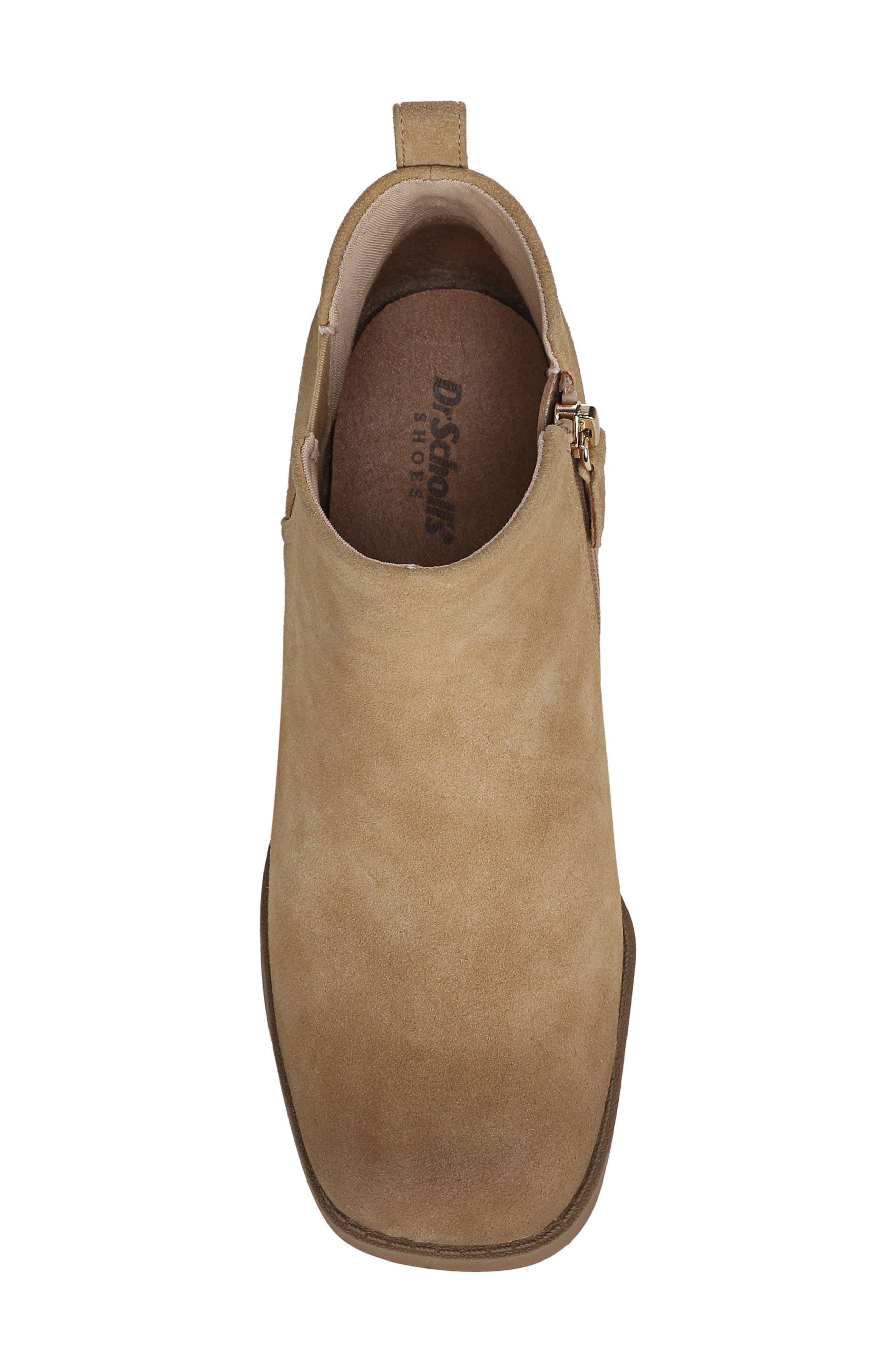 Joplin Faux Leather Chelsea Bootie, Alternate, color, WARM TAN FAUX LEATHER
