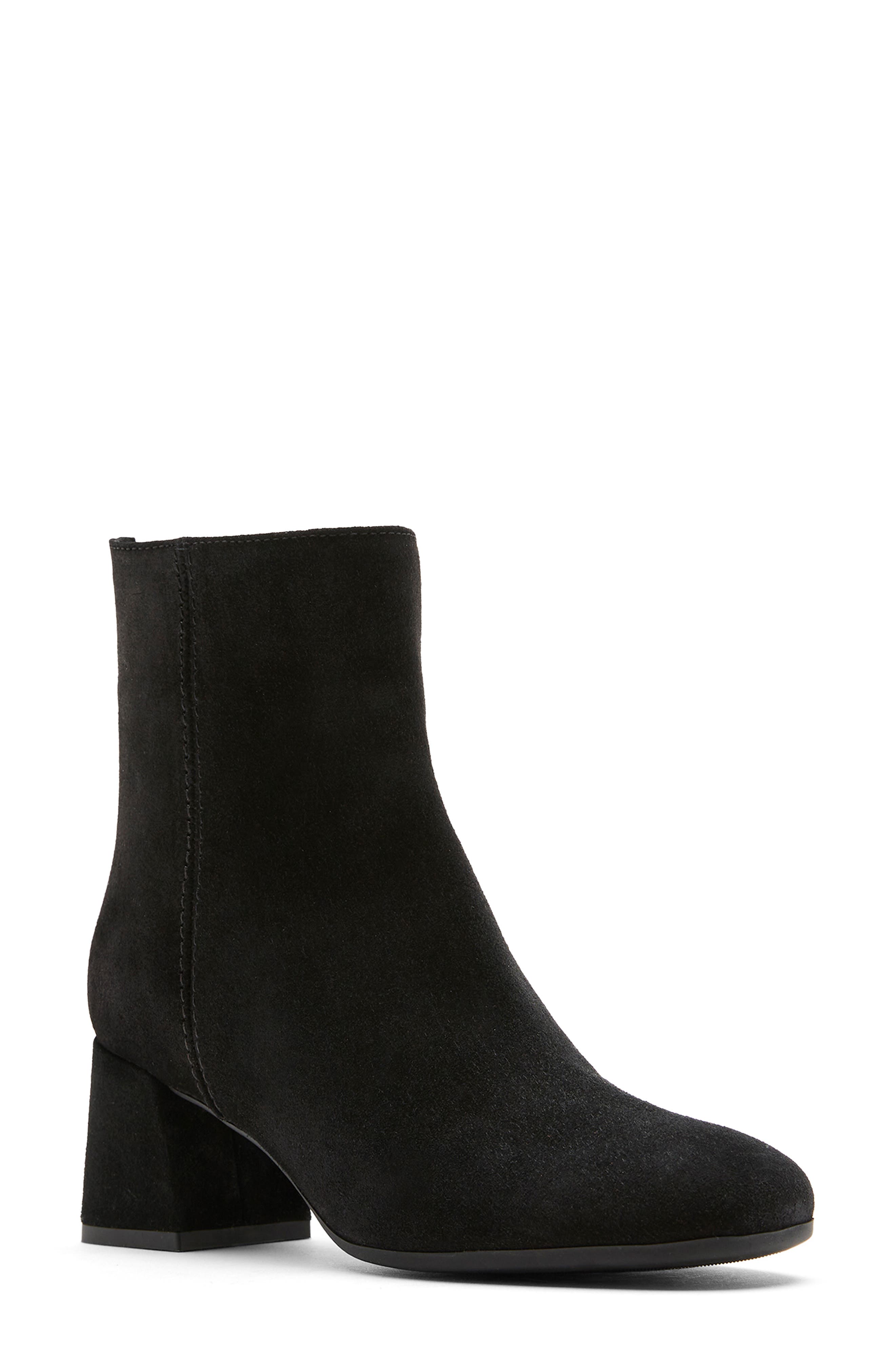 La Canadienne Jason City Dry<sup>™</sup> Waterproof Bootie, Main, color, Black Suede