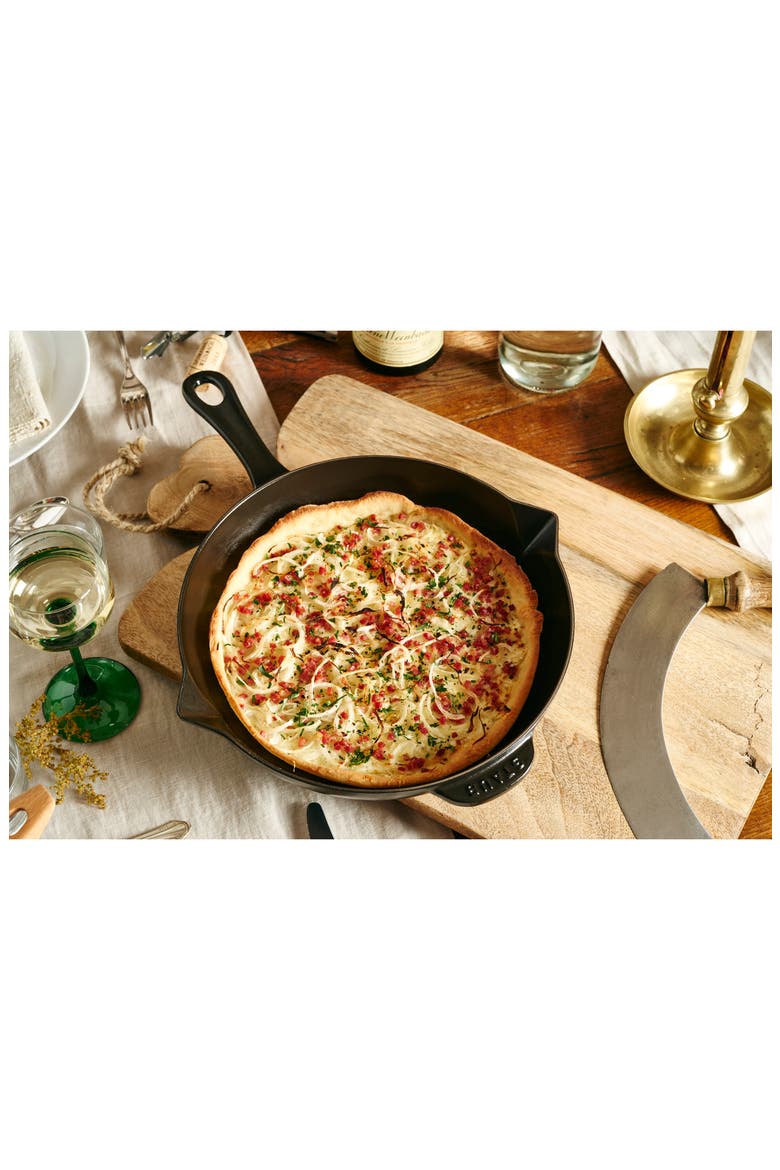 12-Inch Enameled Cast Iron Fry Pan, Alternate, color, GRAPHITE