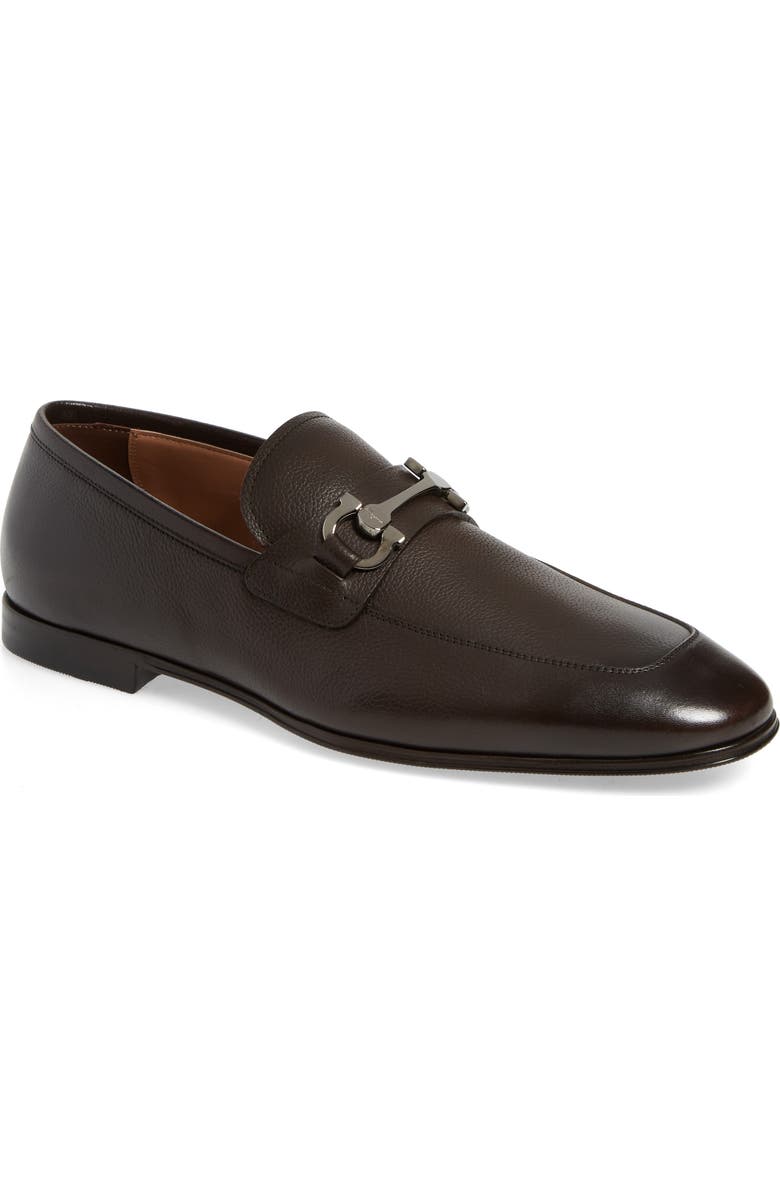 FERRAGAMO Moon Piper Double Gancio Bit Loafer, Main, color,