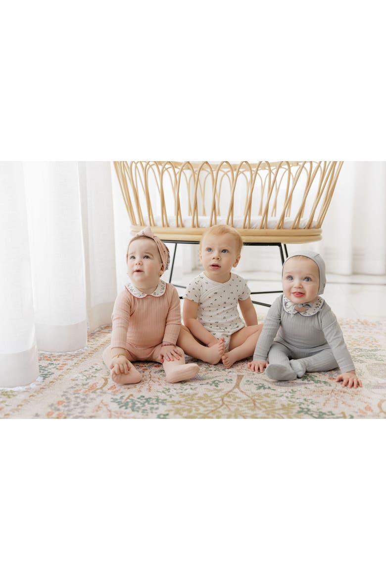 Embroidered Collar Collection - Layette Set, Alternate, color, Pink