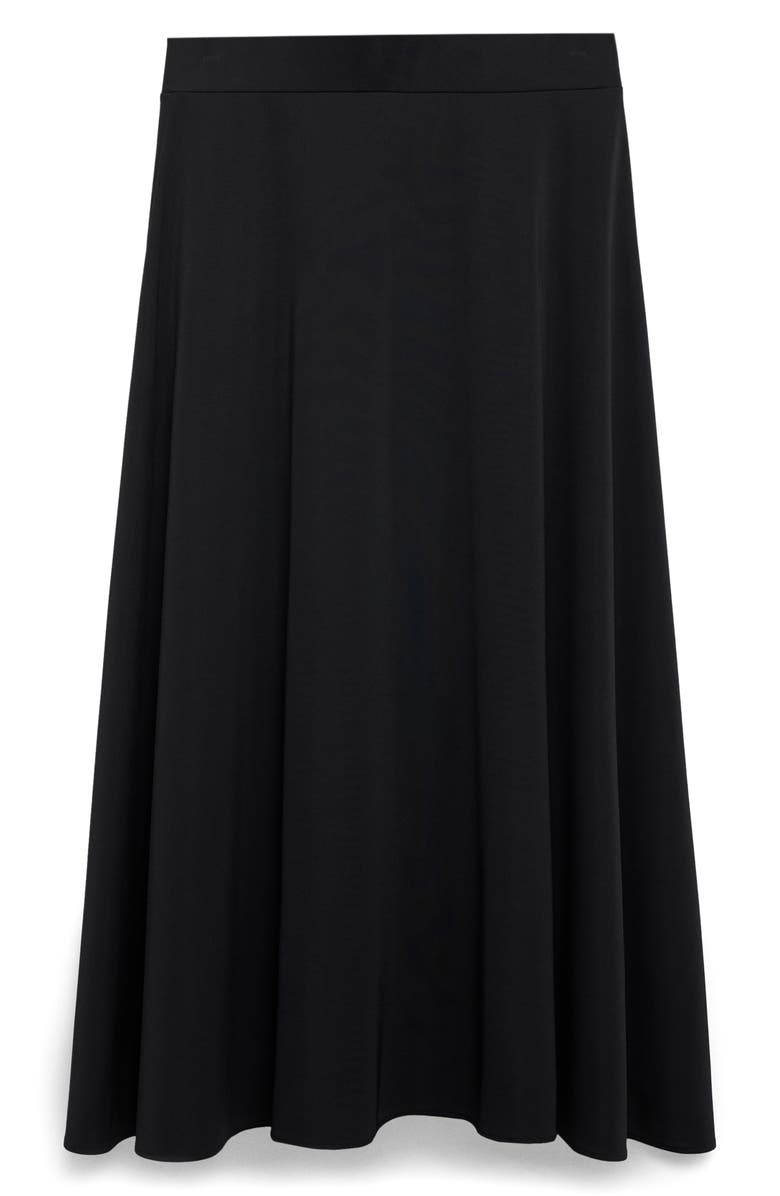 MANGO Knit Midi Flare Skirt, Alternate, color, 