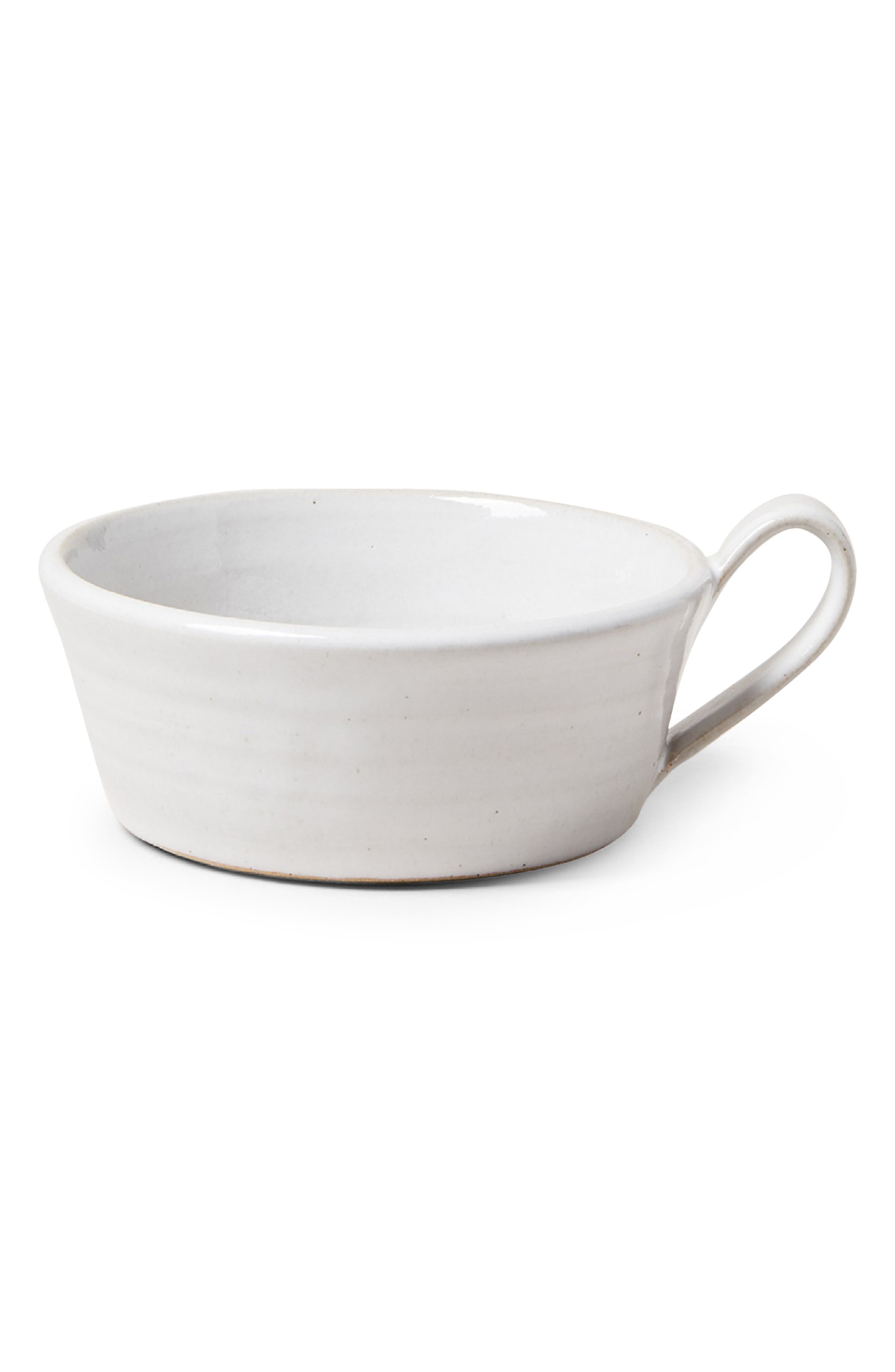 Farmhouse Pottery Silo Soup Mug in White 