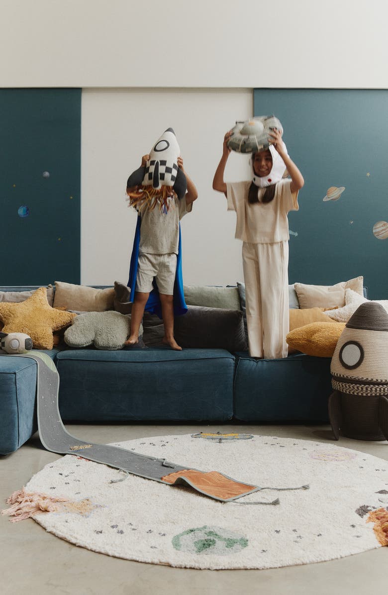 Lorena Canals Knit Rocket Cushion, Alternate, color, 