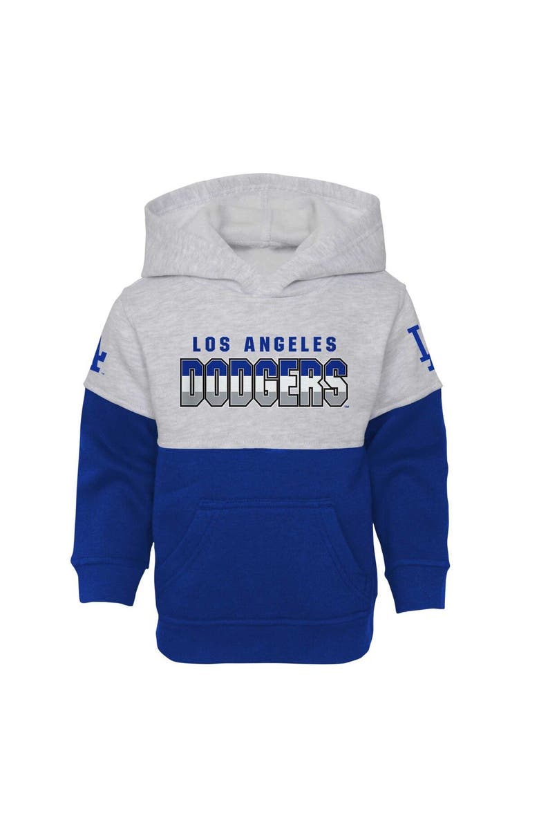 Outerstuff Toddler Royal/Heather Gray Los Angeles Dodgers Two-Piece Playmaker Set, Alternate, color, 
