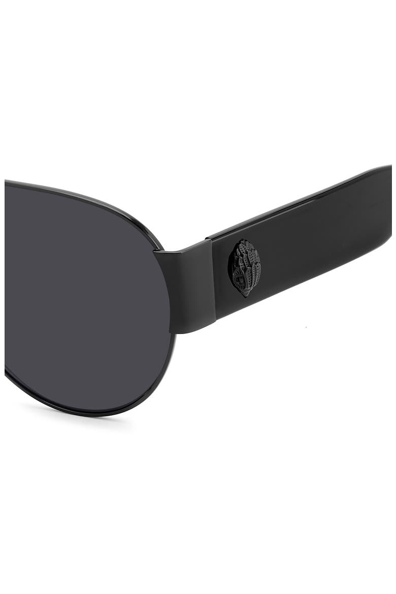 99mm Oversize Shield Sunglasses, Alternate, color, BLACK/ GREY