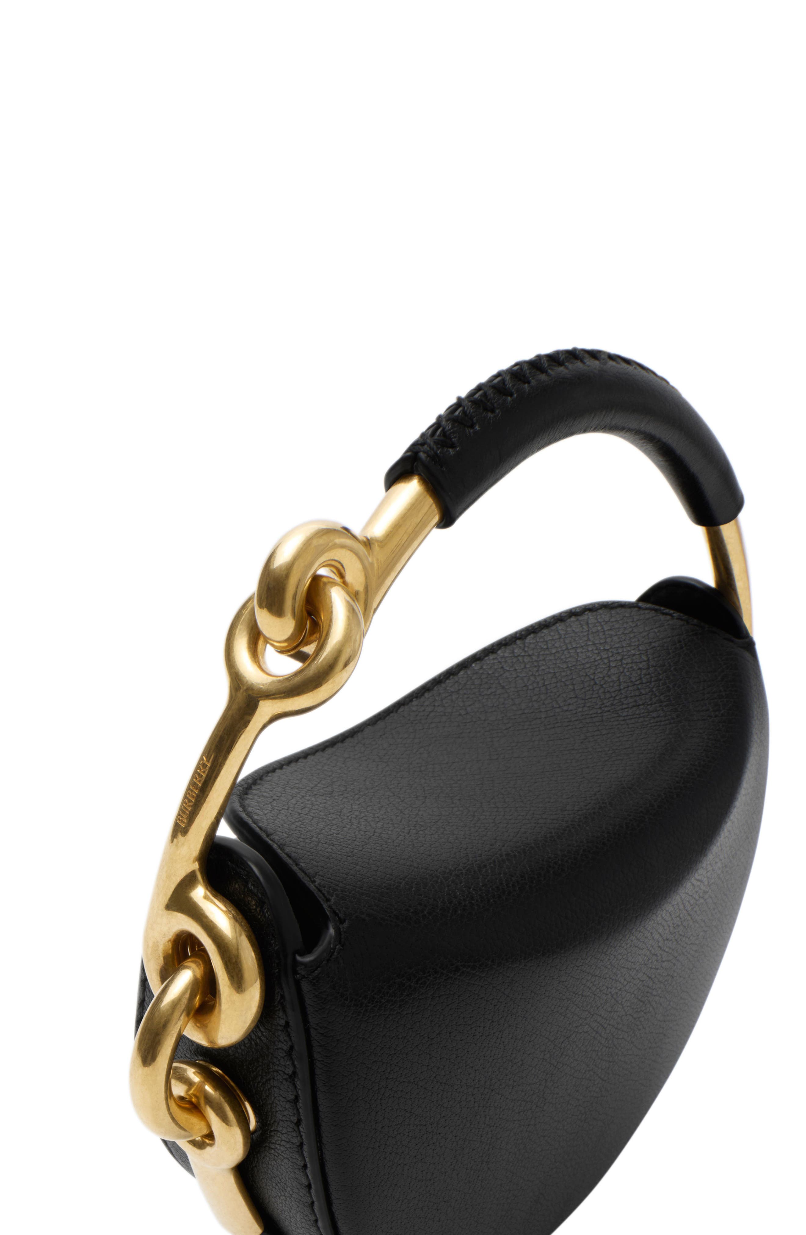 Женские сумки Burberry Bridle Logo Leather Crossbody — фото 7