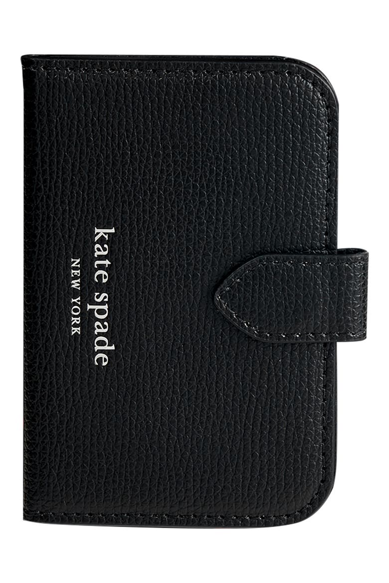 morgan magnetic wallet, Main, color, BLACK