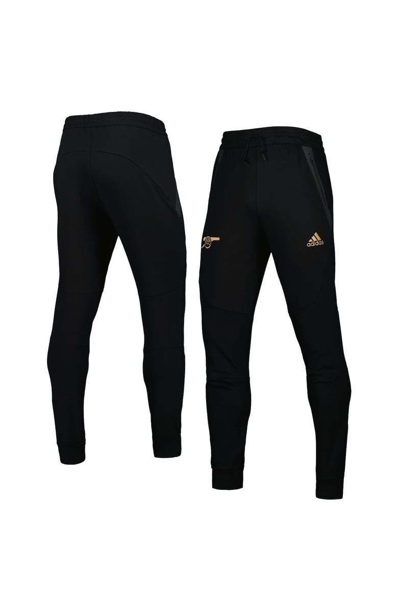 adidas Men's adidas Black Arsenal Travel Pants, Main, color,
