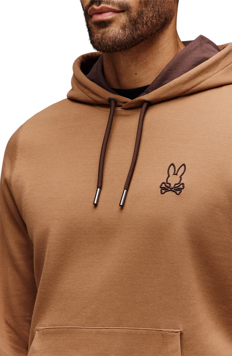 Psycho Bunny James 3.0 Cotton Blend Hoodie, Alternate, color, 