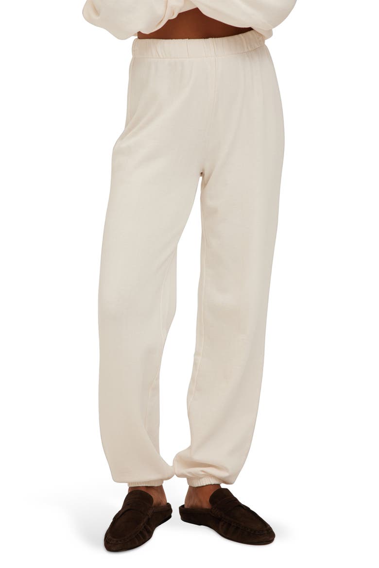 Mulholland Cotton Joggers, Main, color, CREAM