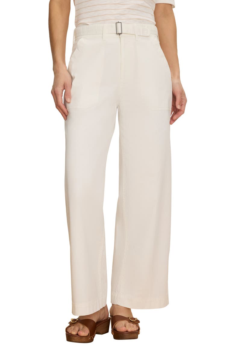 Highland Soft Stretch Wide Leg Pants, Main, color, PAPER WHITE