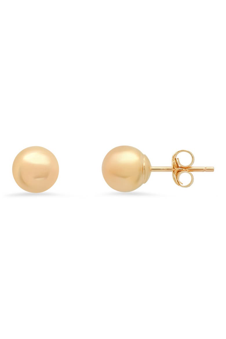 10K Gold High Polish Ball Stud Earrings, Main, color, GOLD