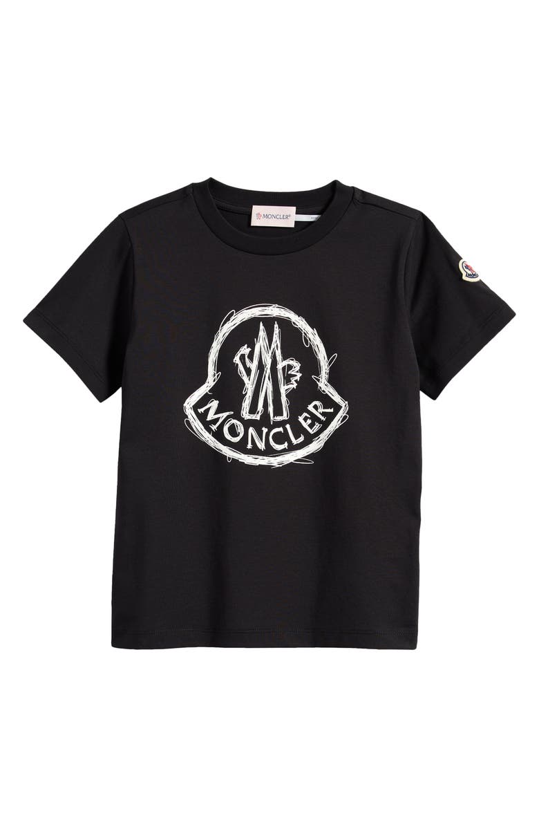Moncler Kids' Logo Graphic T-Shirt, Main, color, 