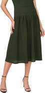 Halogen® Woven Midi Skirt