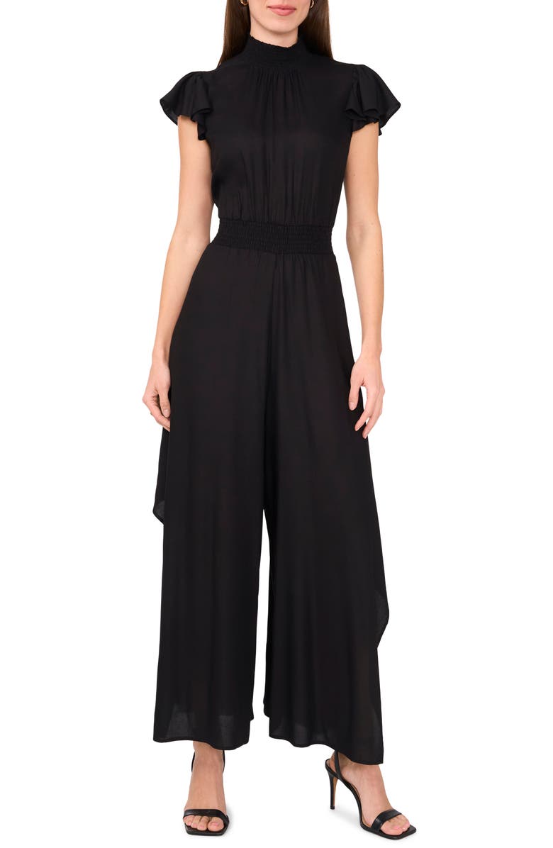 Halogen<sup>®</sup> Flutter Sleeve Wide Leg Jumpsuit, Main, color,