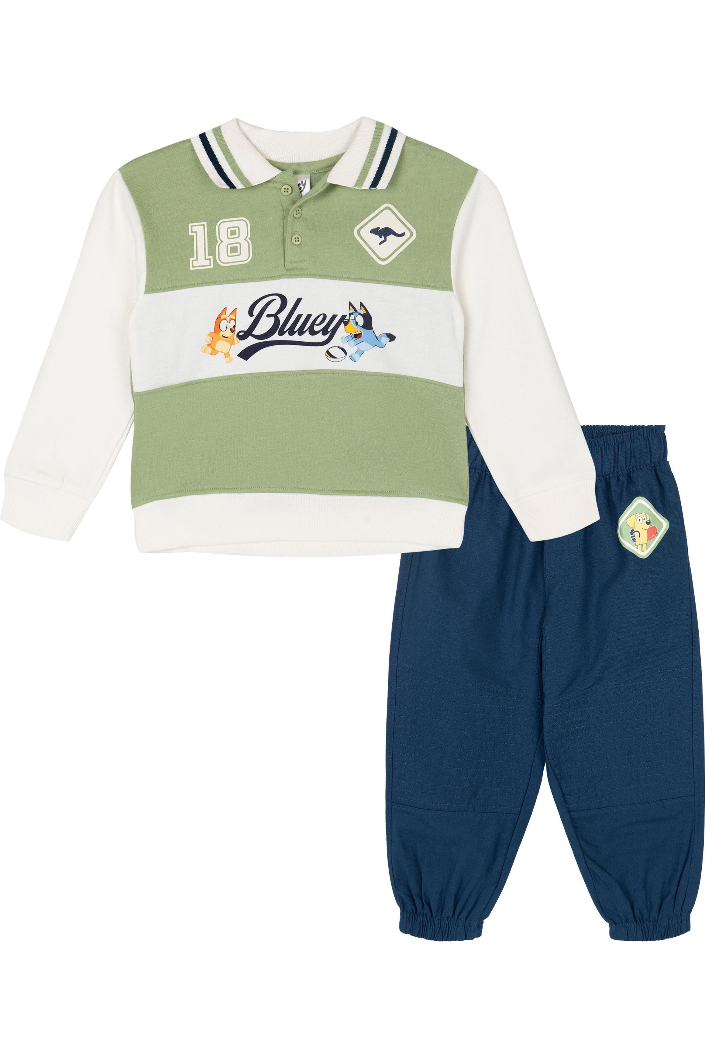 selected Bluey Bingo Green Navy