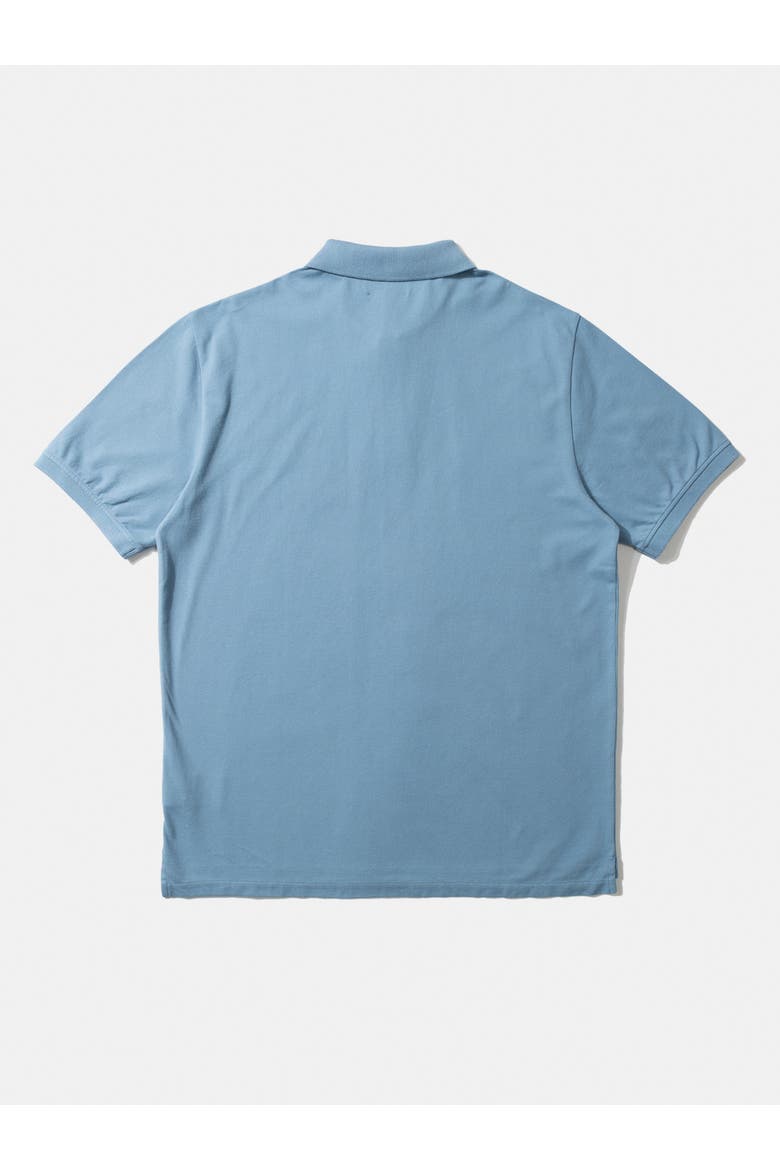 Duck Logo Piqué Polo Shirt, Alternate, color, Plain Steel