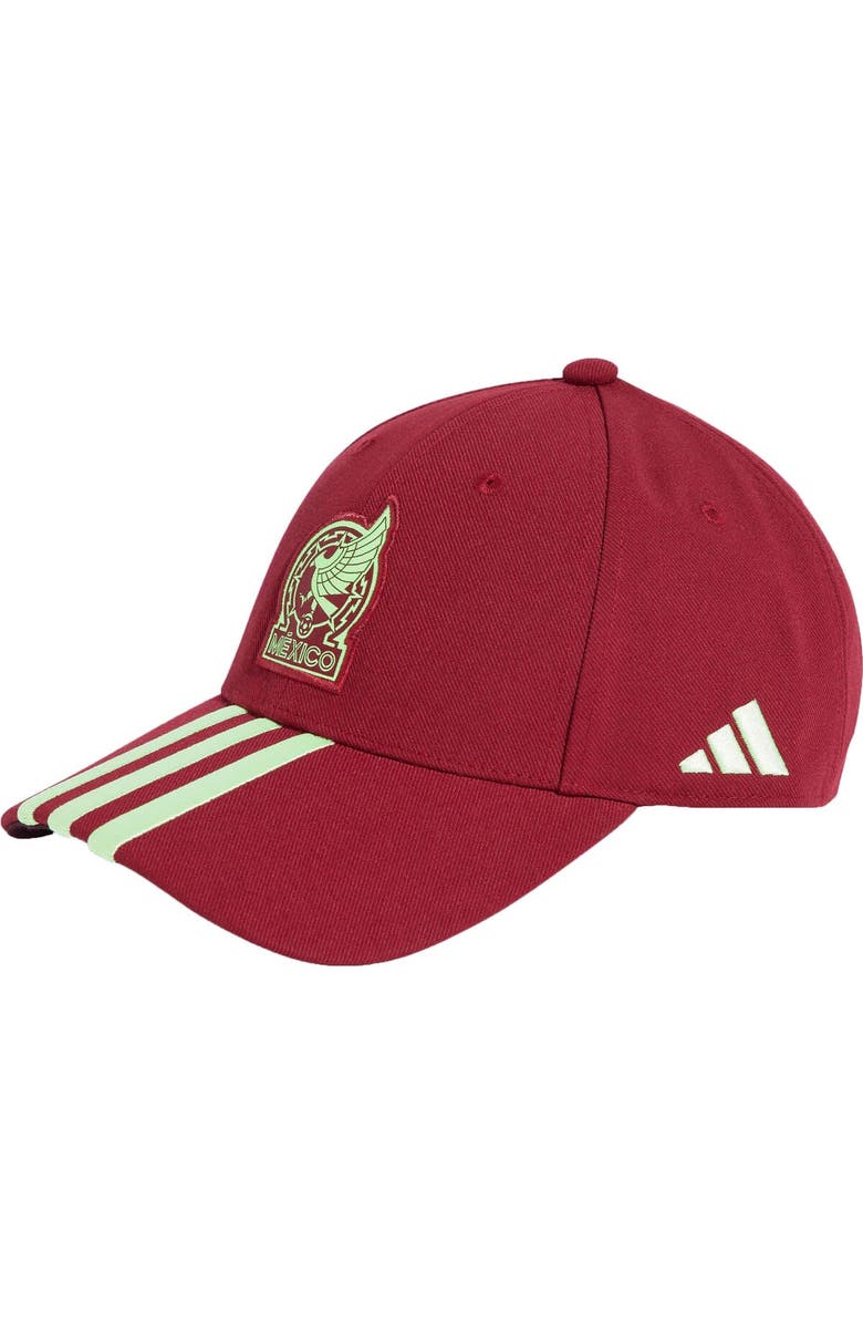 adidas Men's adidas Green Mexico National Team Dad Adjustable Hat, Main, color, 