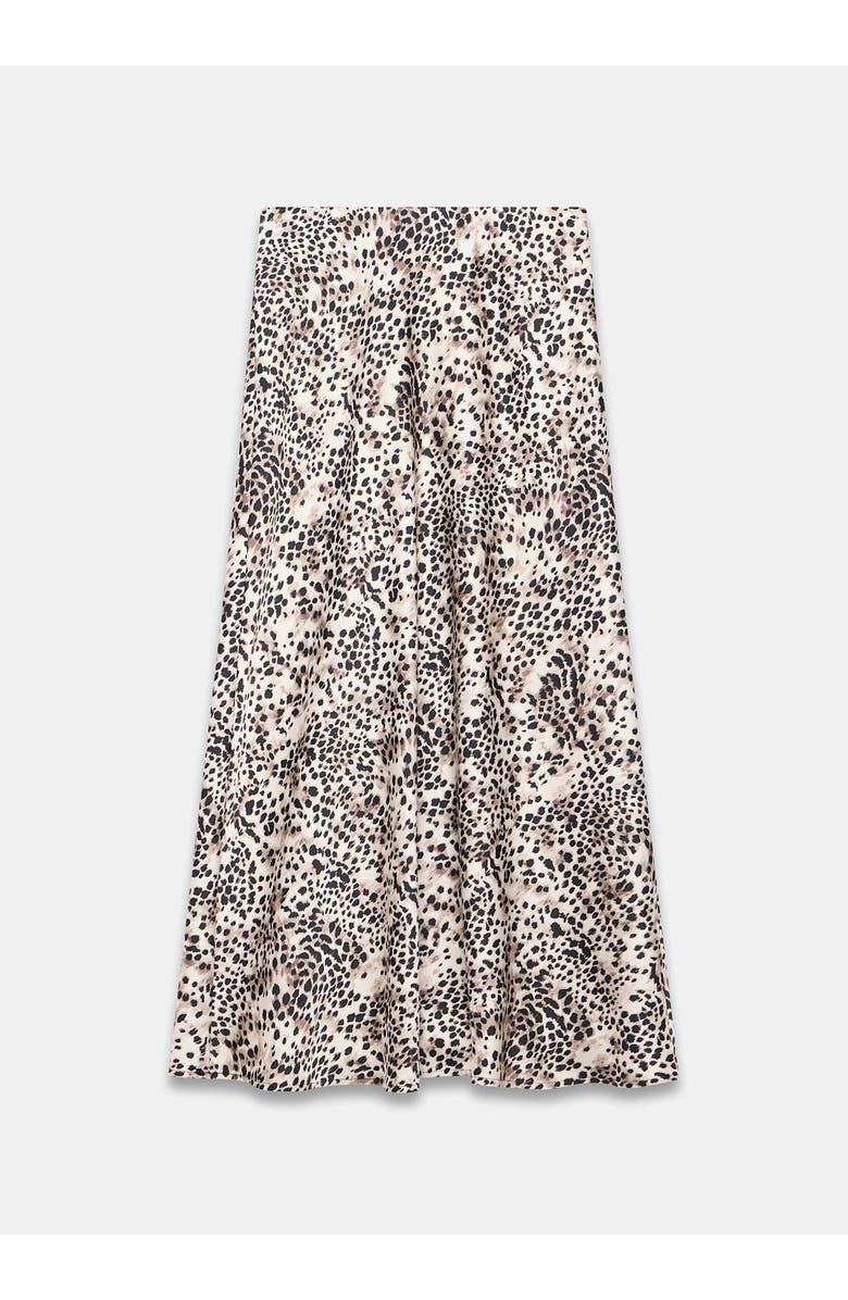 MINT VELVET Animal Print Slip Skirt, Alternate, color, Neutral