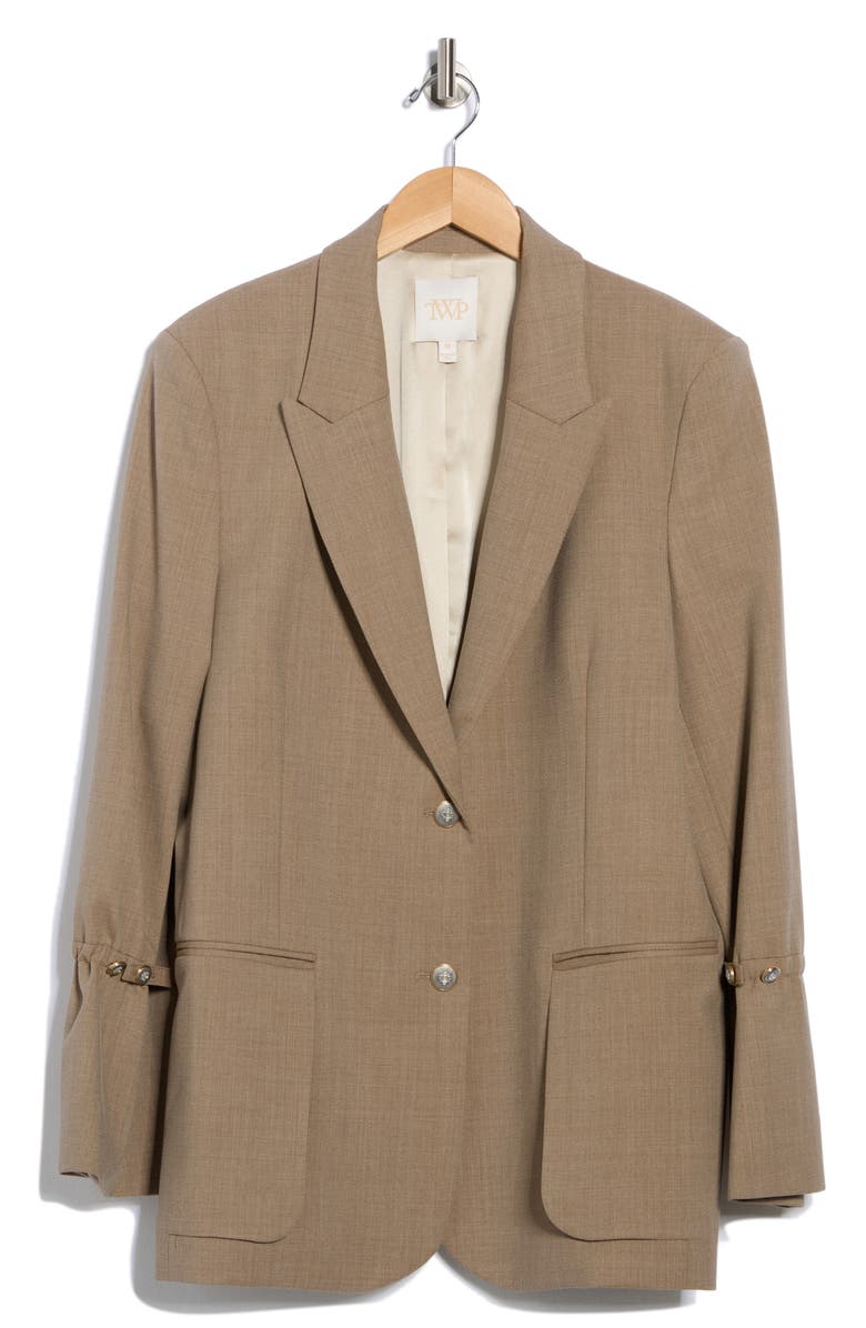 TWP Mo Wool Blend Blazer, Alternate, color, Sandstone