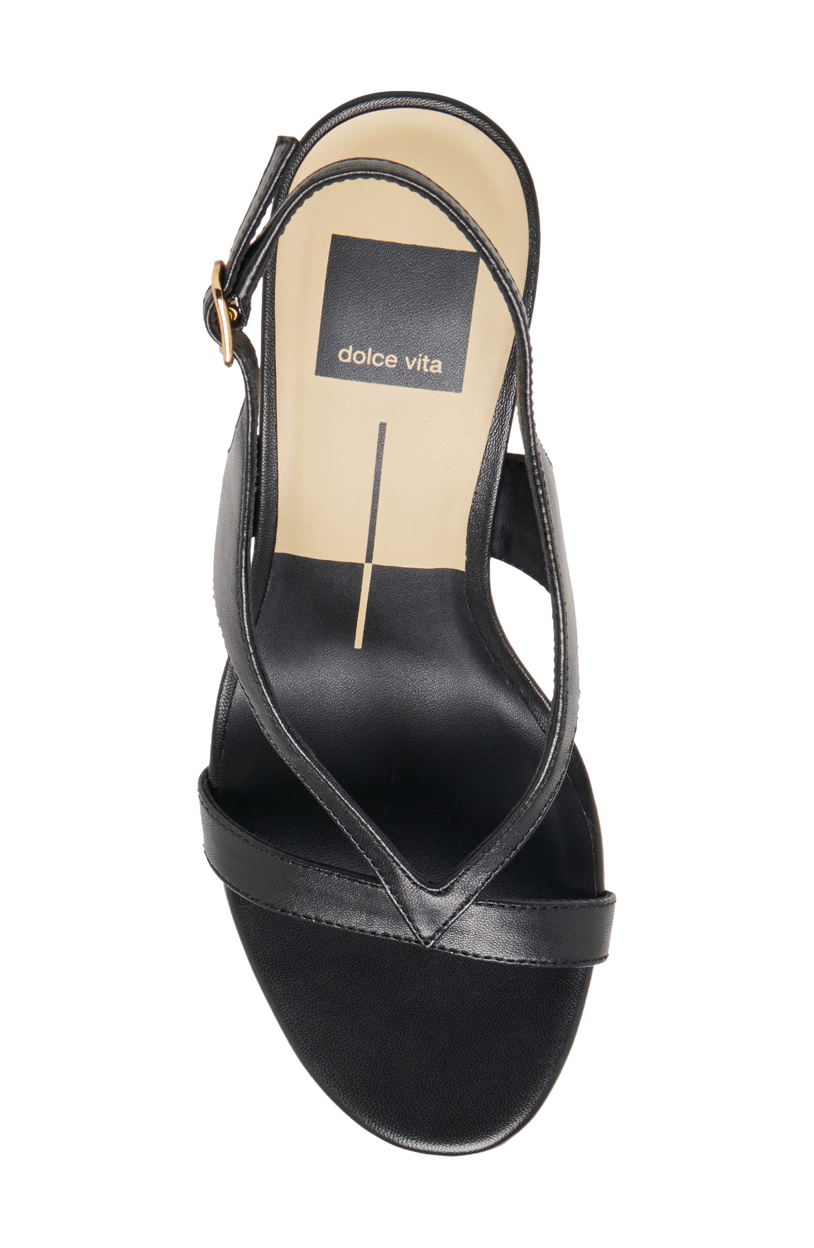 Dolce Vita Izela Slingback Sandal, Alternate, color, Black Leather