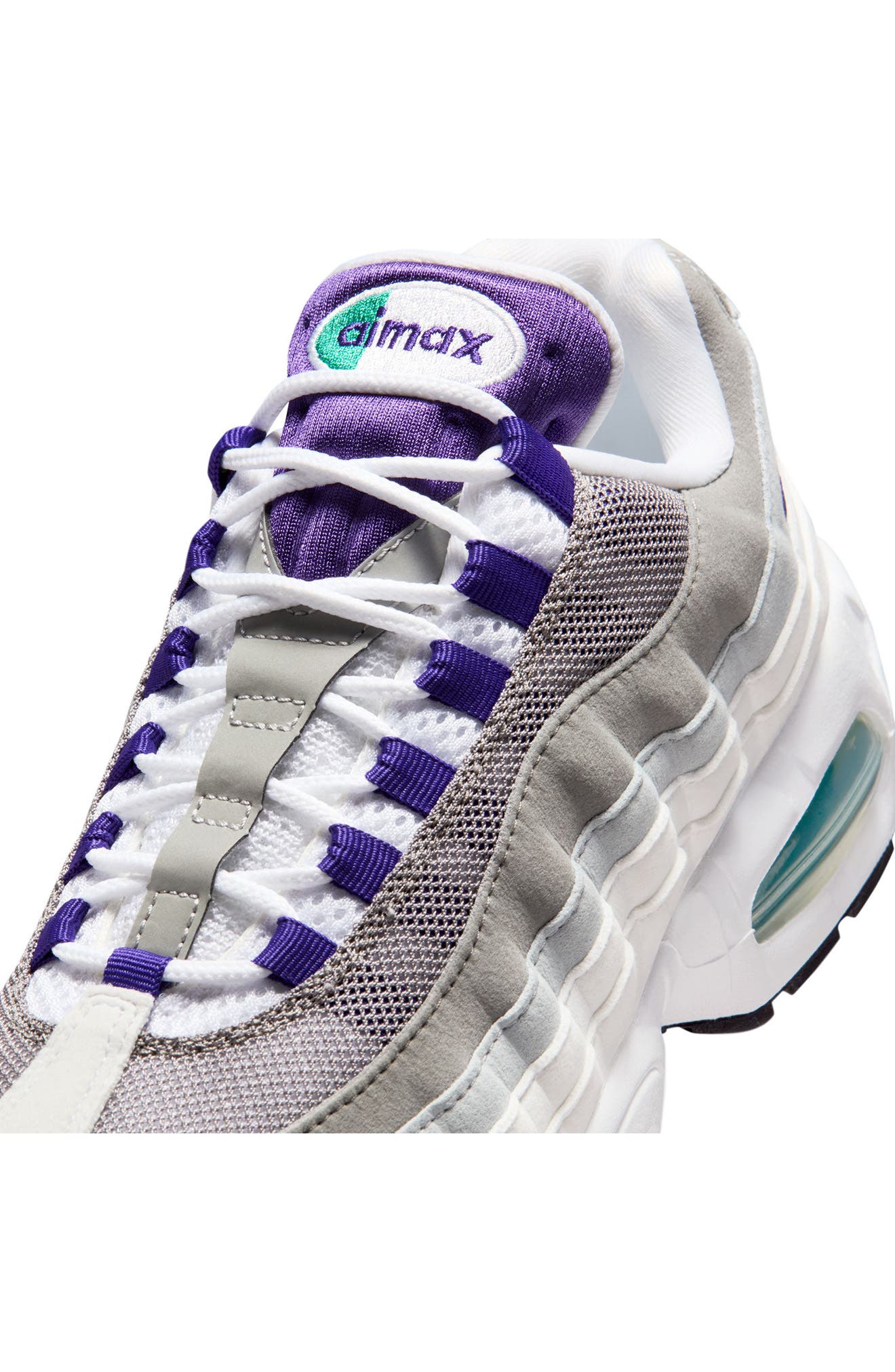 Nike Air Max 95 BIG BUBBLE グレー/ホワイト/パープル Air Max 95 Big Bubble Sneaker (Women) | Nordstrom
