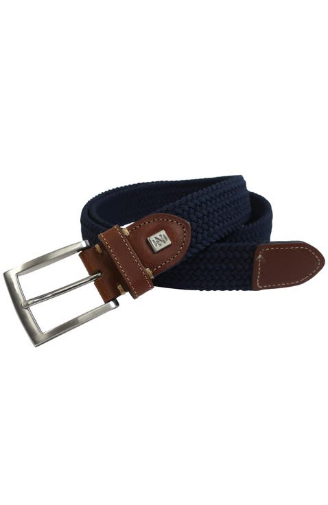 Stretch Braid with Full Grain Leather Tips