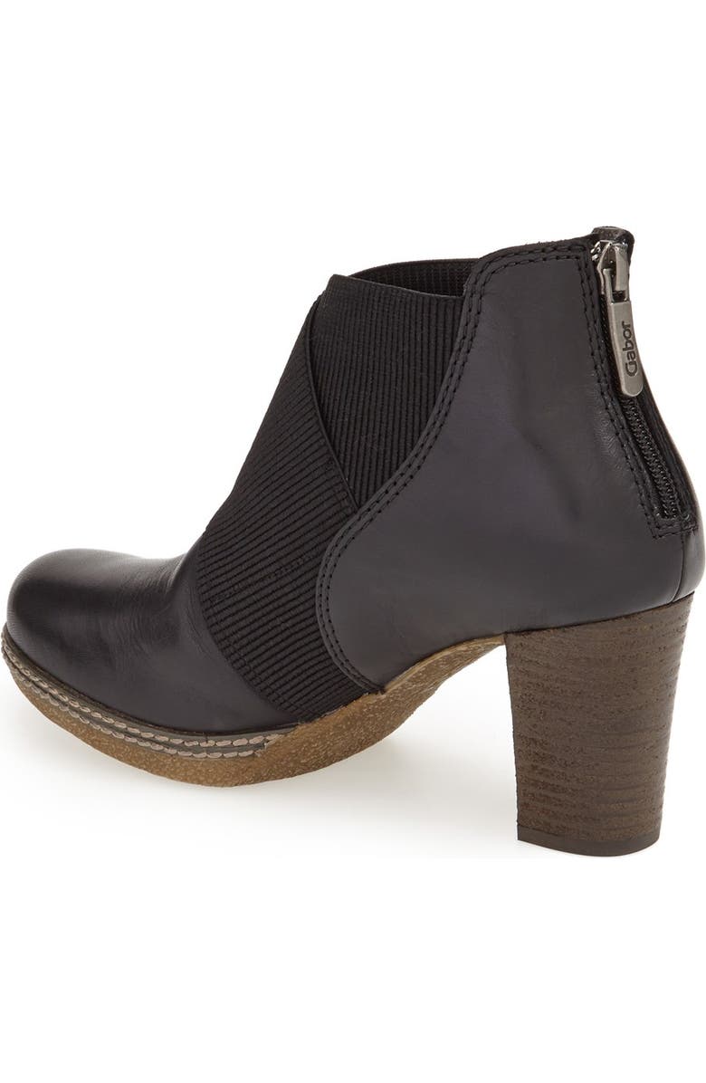 Gabor Block Heel Bootie, Alternate, color,