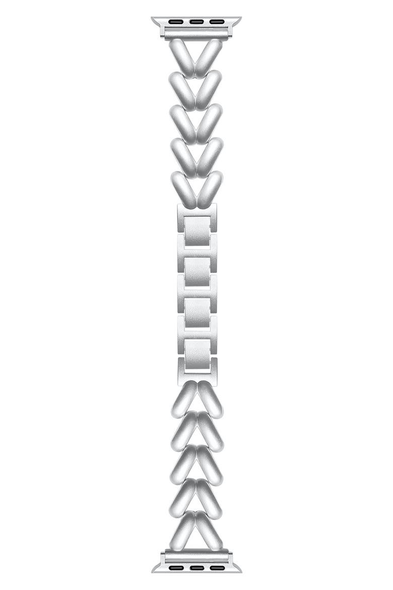 Caroline Bracelet Apple Watch® Watchband, Main, color, SILVER
