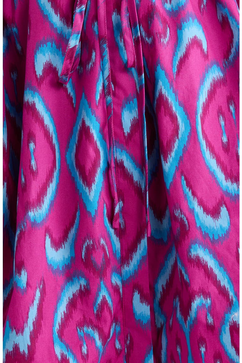 Ivana Abstract Luzma Long Sleeve Dress, Alternate, color, MAGENTA-BLUE