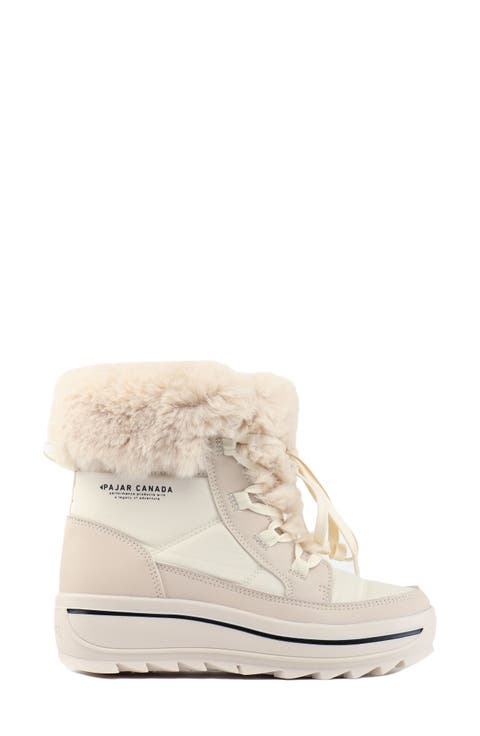 Torey Faux Fur Trim Snow Boot (Women)