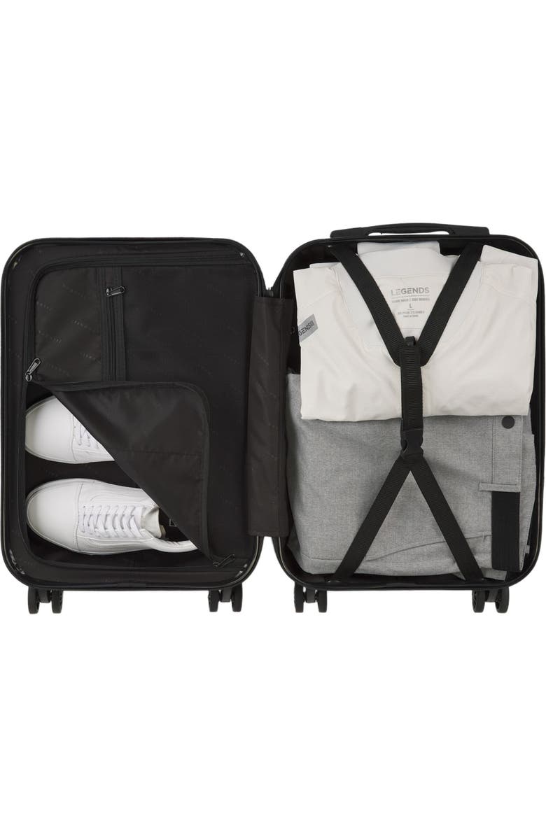 bugatti The Classic 2 Piece Hardside Luggage Set with Expansion, Alternate, color, Black