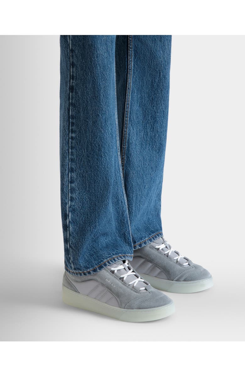 Bally Raise Sneaker in Suede Leather and Nylon, Alternate, color,