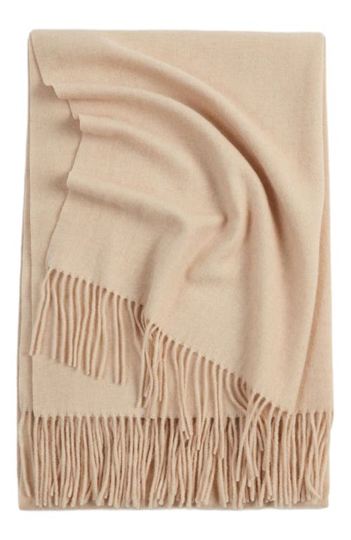 Gobi Mongolian Cashmere Oversized Cashmere Woven Scarf In Neutral