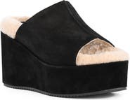 Seychelles Iconic Moment Leather Wedge Slide Sandal