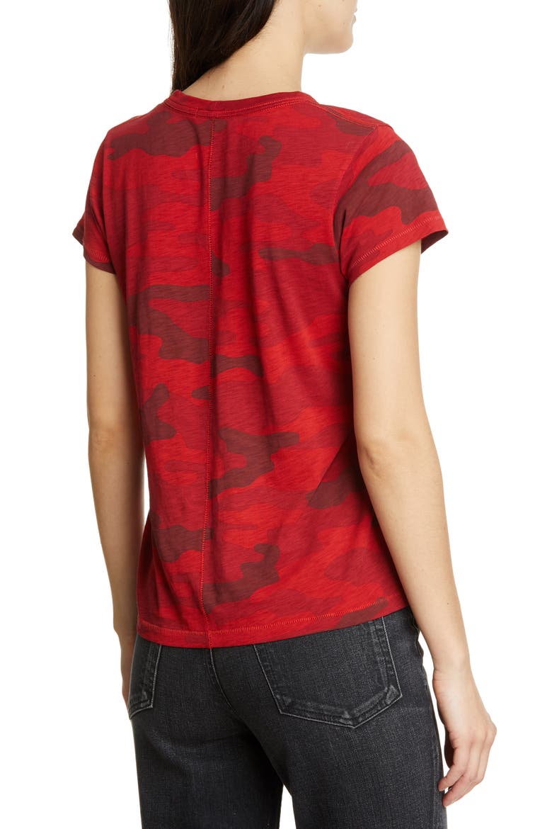 Camo Tee, Alternate, color, RED