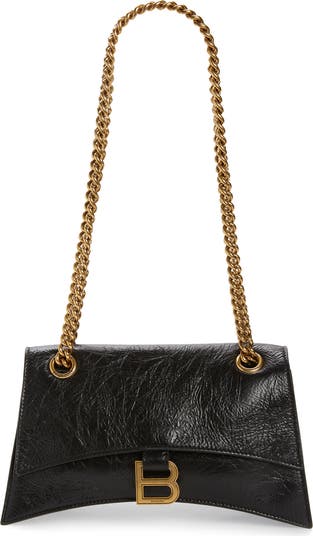 Balenciaga Crush Leather Shoulder Bag Nordstrom