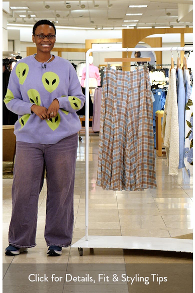 Fiori Plaid Skirt video
