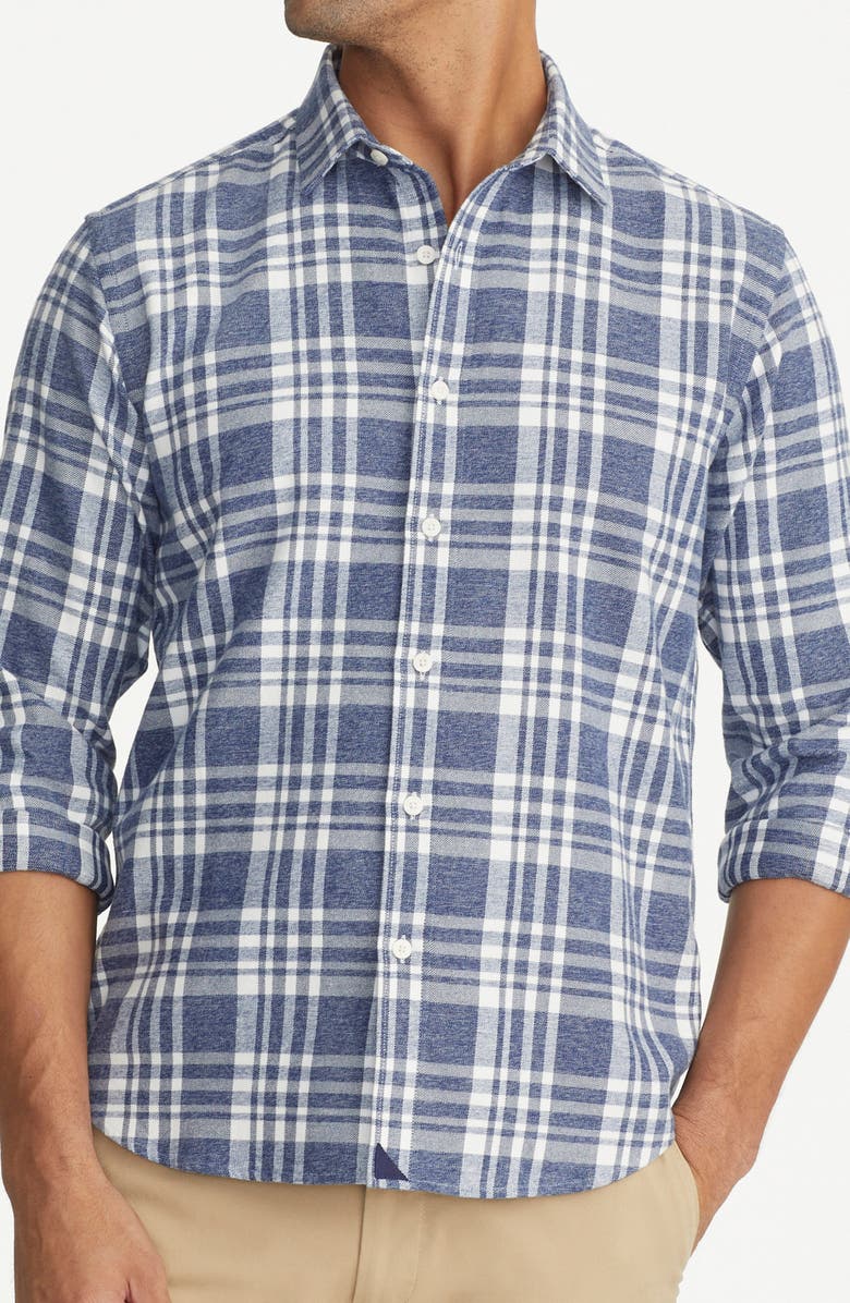 UNTUCKit Morenillo Plaid Flannel Button-Up Shirt, Main, color, 