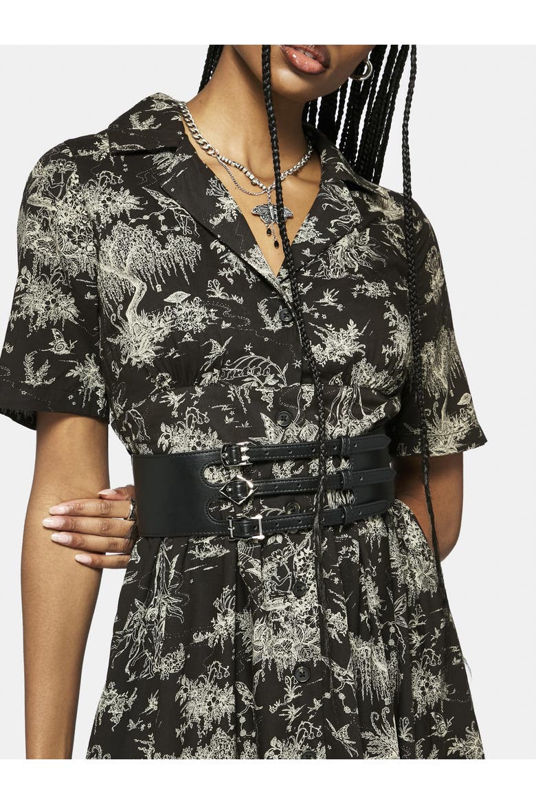 Zorya Winter Maypole Midi Shirt Dress, Alternate, color, Grey