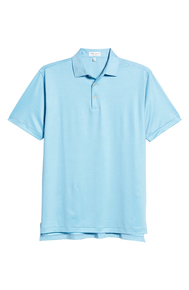 Peter Millar Spanish Tile Stretch Jersey Polo, Alternate, color,