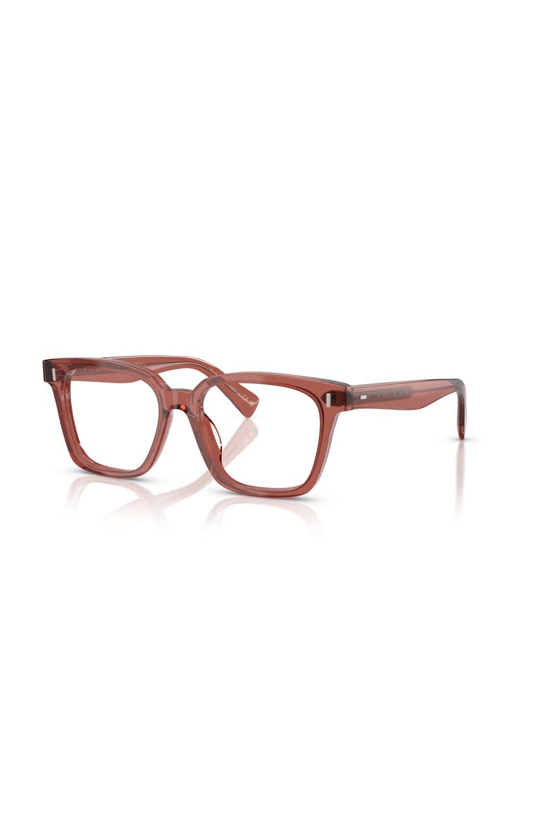 51mm Rectangle optical glasses, Main, color, Red