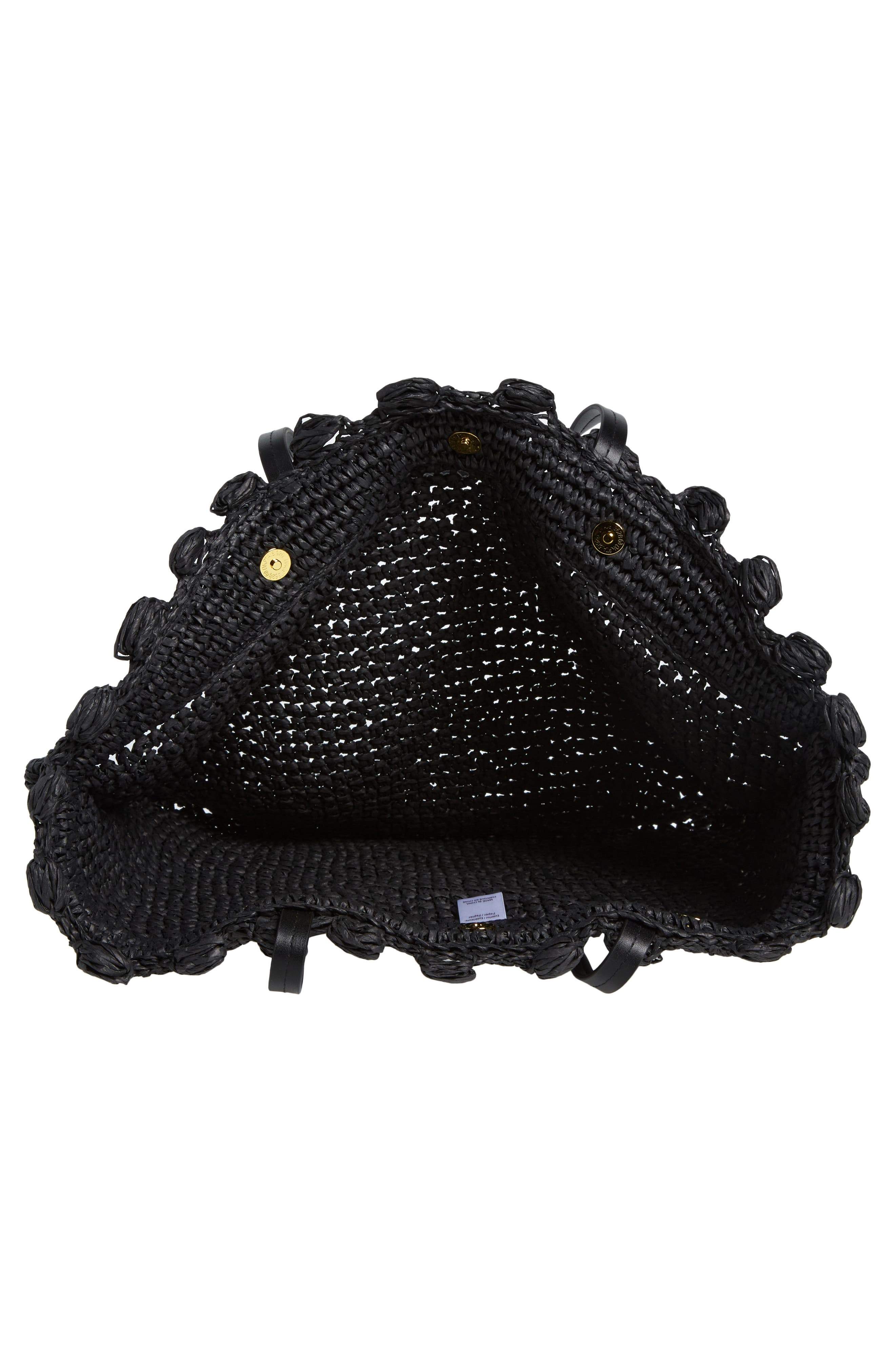 BTB Los Angeles Leah Straw Tote, Alternate, color, 