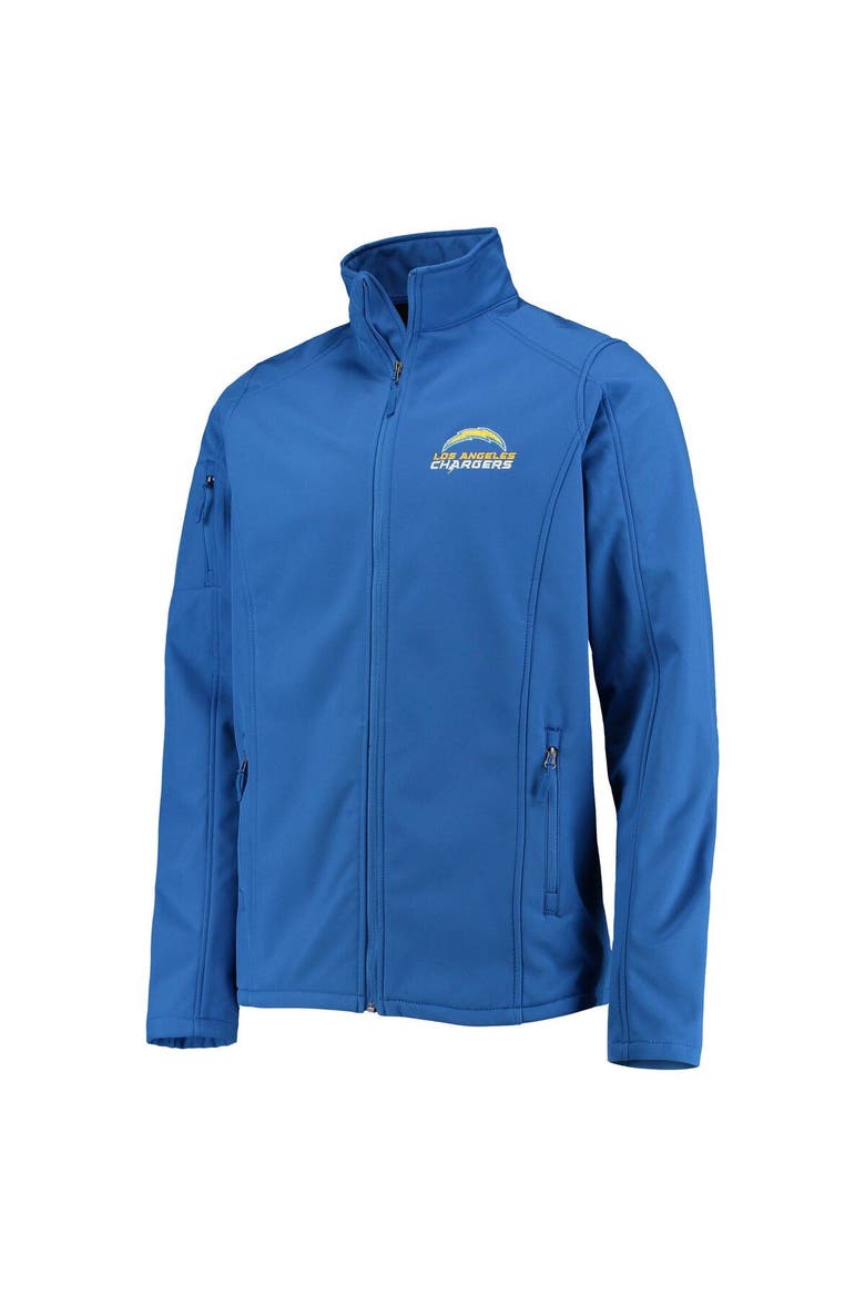 Men's Dunbrooke Royal Los Angeles Chargers Big & Tall Sonoma Softshell Full-Zip Jacket, Alternate, color, Royal