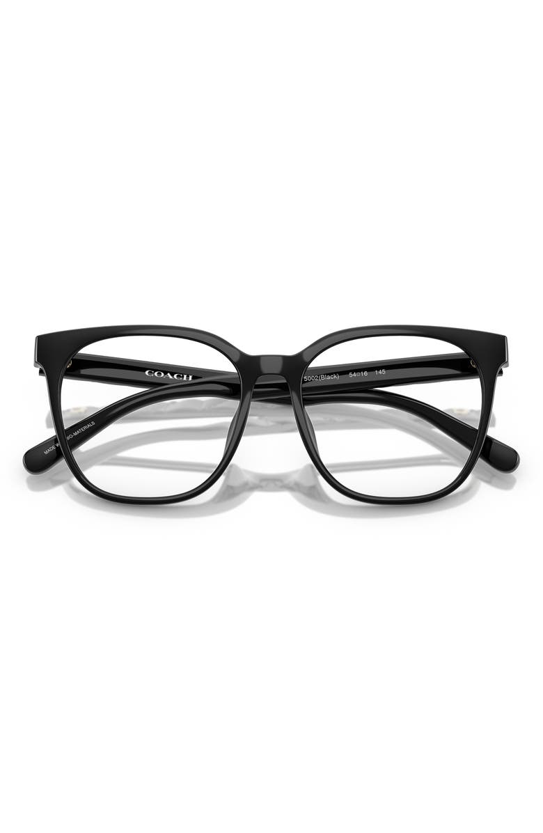 COACH 54mm Square Optical Glasses, Alternate, color,